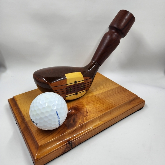 Unique Vintage Golf Club And Titleist Ball Pen Holder Business Office Home - Picture 9 of 13
